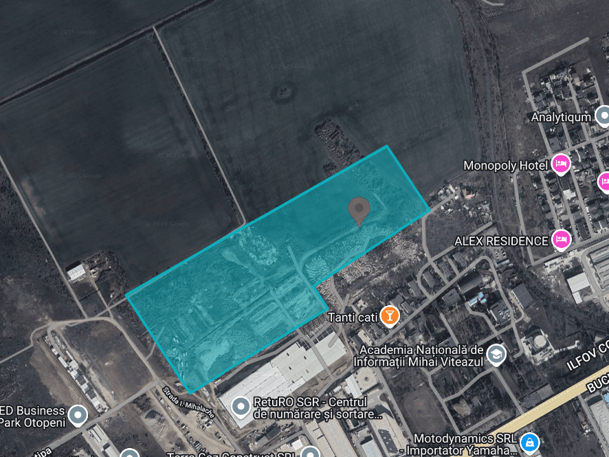 Land for Industrial Development Olympian Parks Otopeni