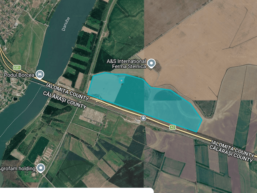 Land for development - A2 Fetesti